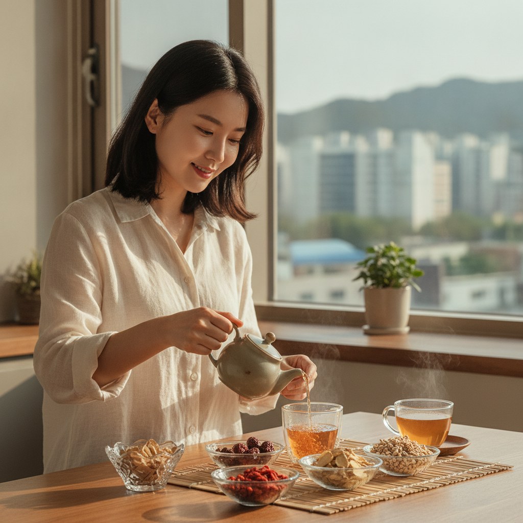 물 대신 마시는 차